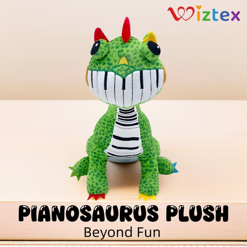 Pianosaurus Nightmare Monster Critters Playtime Plüschtier - Wiztex.de