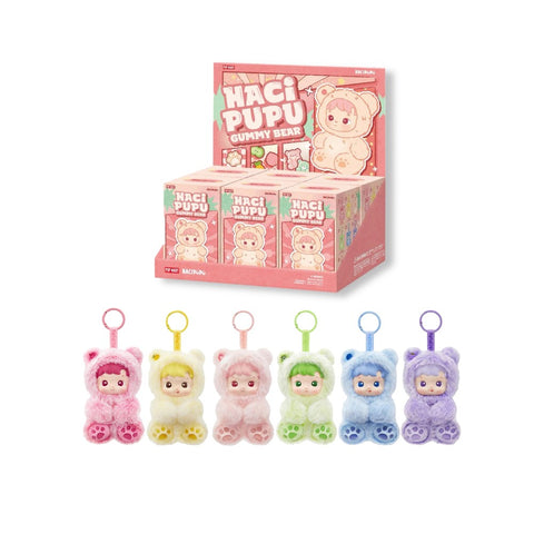 POP MART Labubu HACI PUPU Gummy Bear 6er-Set