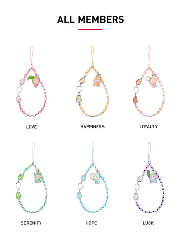 POP MART Labubu BIG INTO ENERGY Mobile Phone Charm "Hope" (Blau) 1 Stück