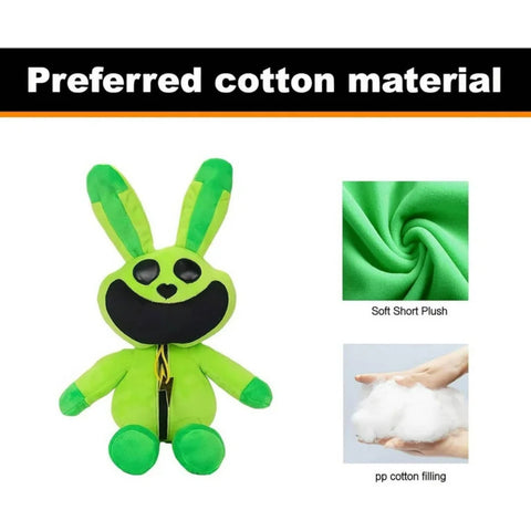 Smiling Critterrs Poppy Playtime Plüschtier Hoppy Hopscotch Hellgrün