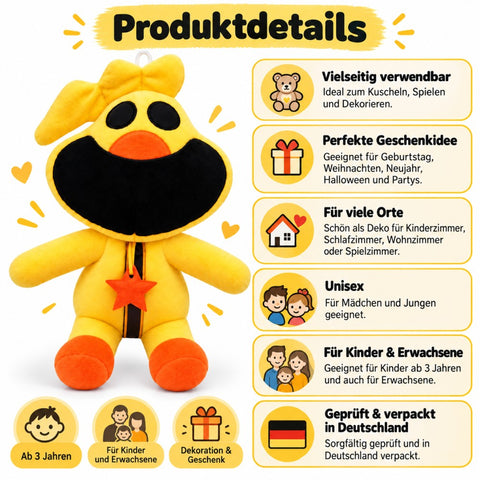 Peluche de Kicken Chicken de Playtime Critters, amarillo