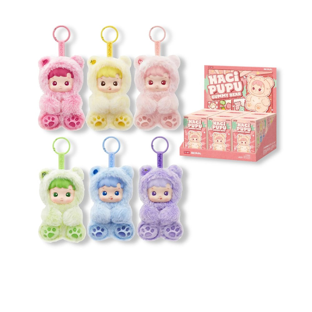POP MART Labubu HACI PUPU Gummy Bear 6er-Set