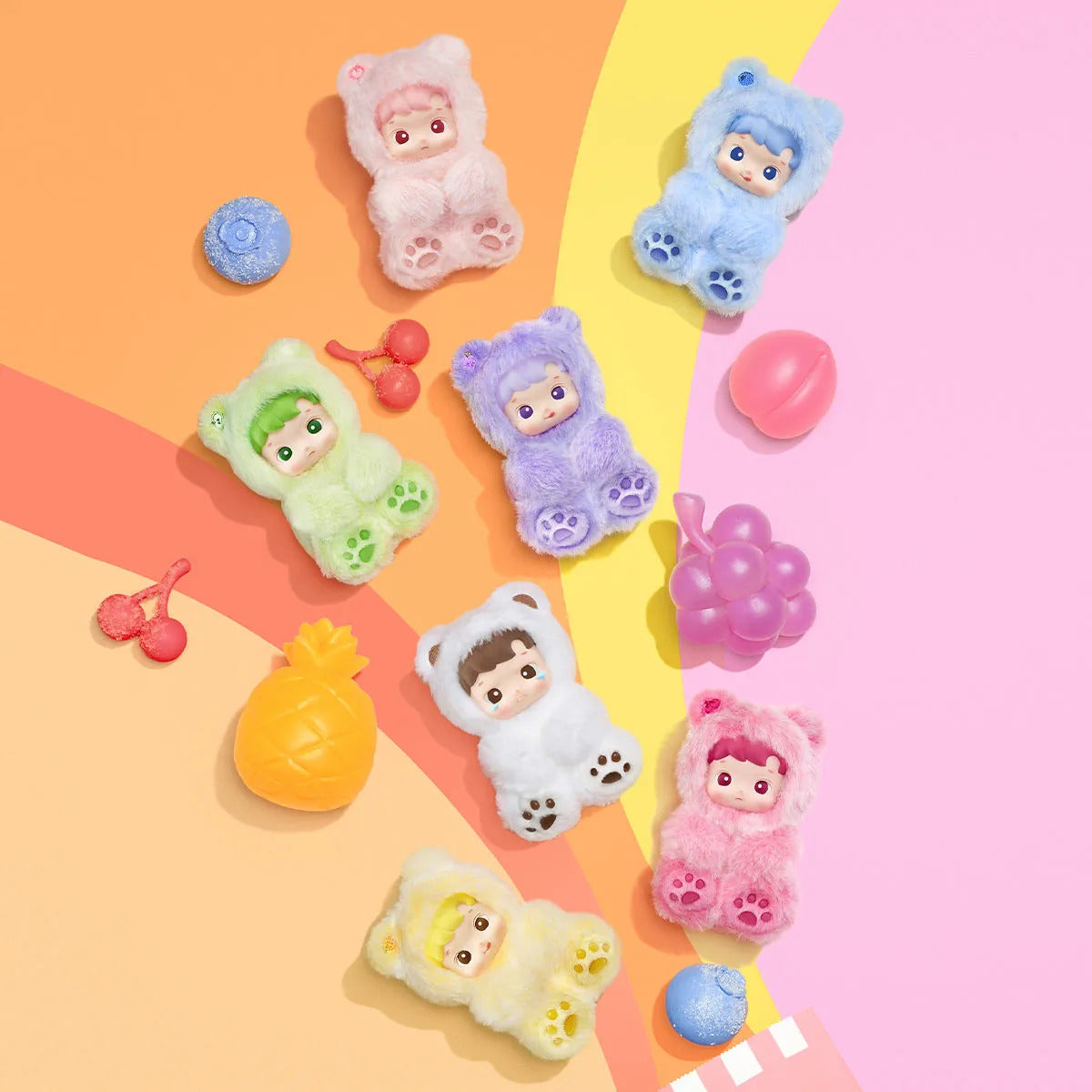 POP MART Labubu HACI PUPU Gummy Bear Original Pendant Blind Box Einzelstück - Wiztex.de