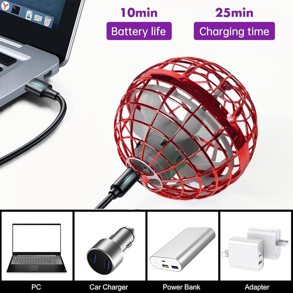 Flynova Pro Fliegender Ball mit Fernbedienung Handheld Schwebeball - Wiztex.de