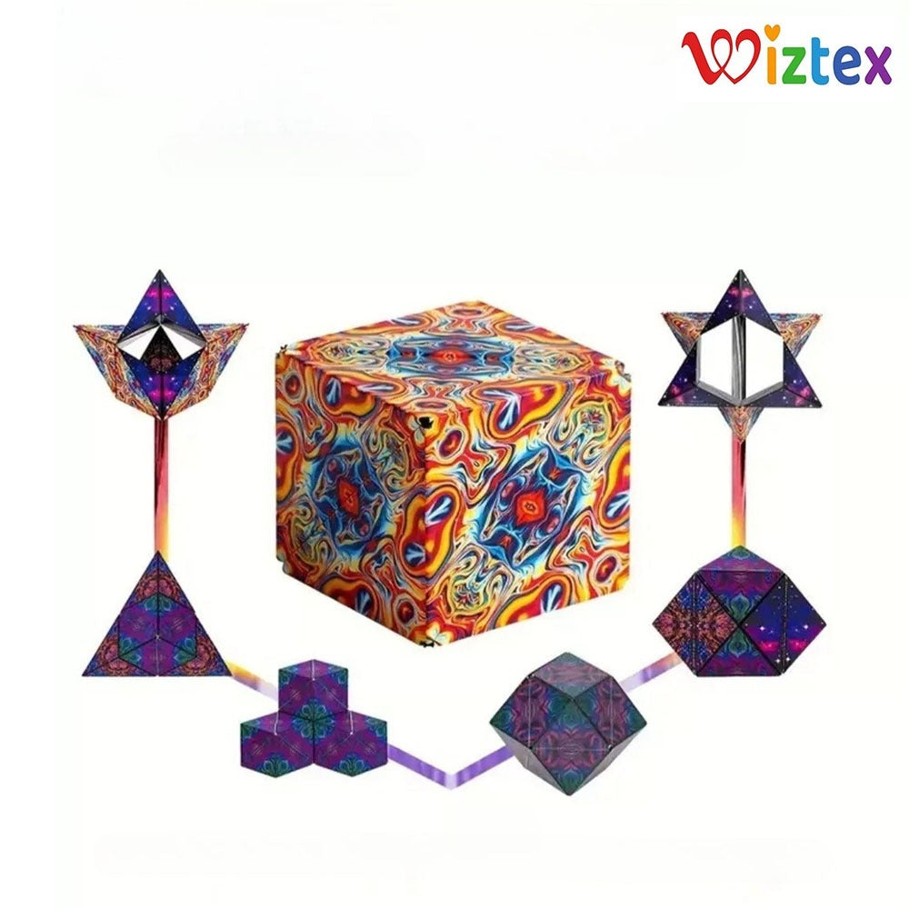 Magnetic 3D Magic Cube Puzzle Vulkan - Wiztex.de
