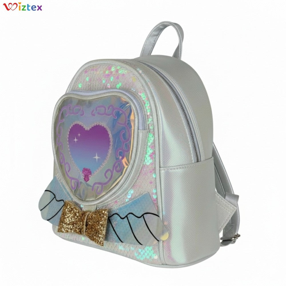 Glänzendes Herz Kindergarten Rucksack - Wiztex.de