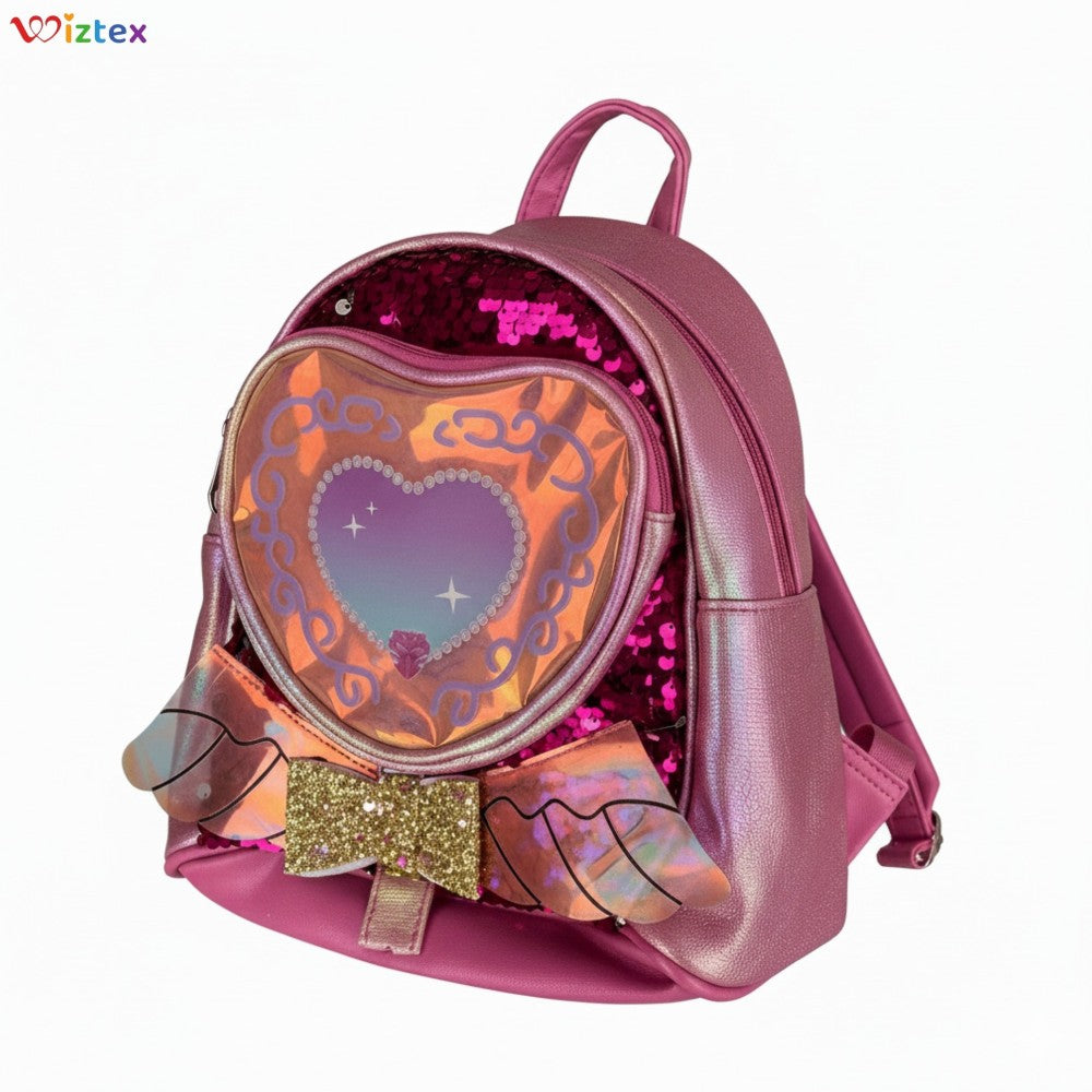 Glänzendes Herz Kindergarten Rucksack - Wiztex.de