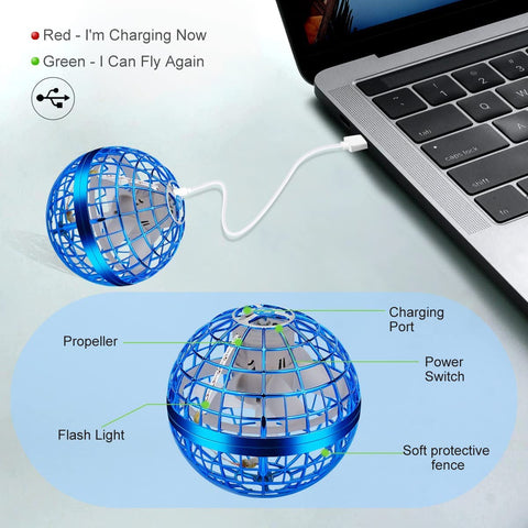 Flynova Pro Fliegender Ball mit Fernbedienung Handheld Schwebeball - Wiztex.de