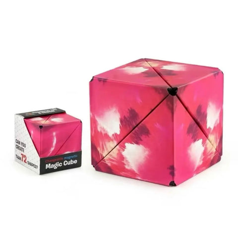 Magnetic 3D Magic Cube Puzzle Rotes Feuer - Wiztex.de