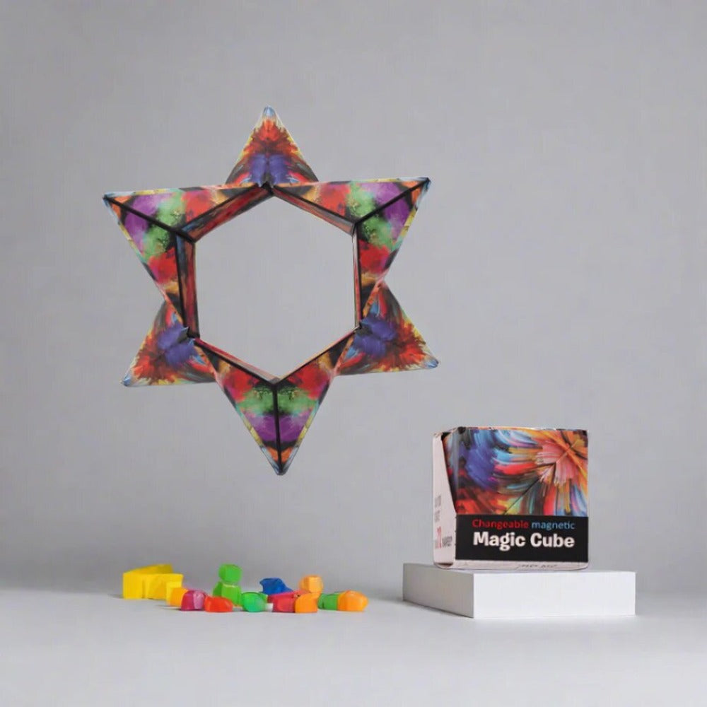 Magnetic 3D Magic Cube Puzzle Kaleidoscope - Wiztex.de