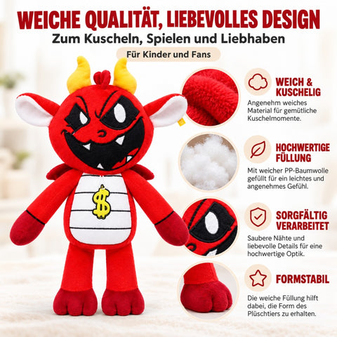 Nightmare Monster Playtime Critters Peluche Simon-Smoke Rojo