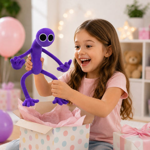 Peluche de Rainbow Friends morado