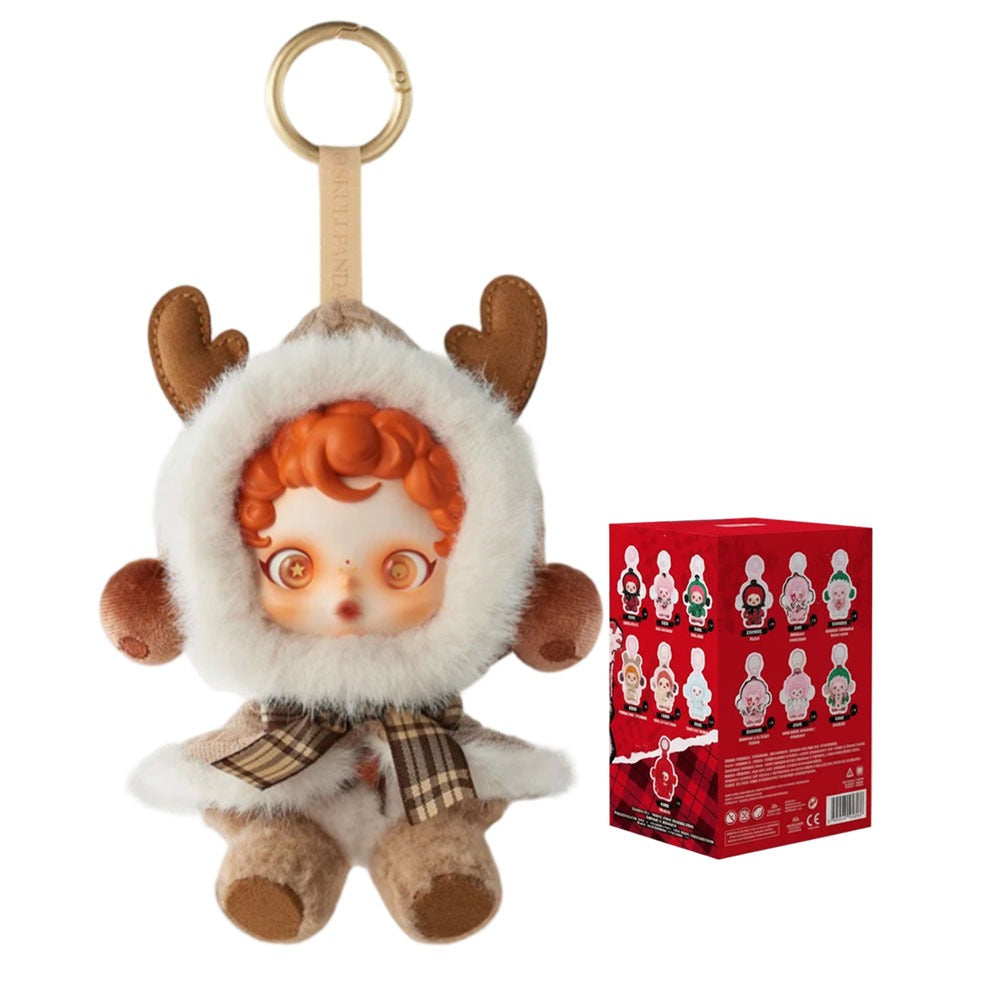 POP MART Labubu SKULLPANDA Winter Symphony Original "Wanderer's Tune" (Braun) - Wiztex.de