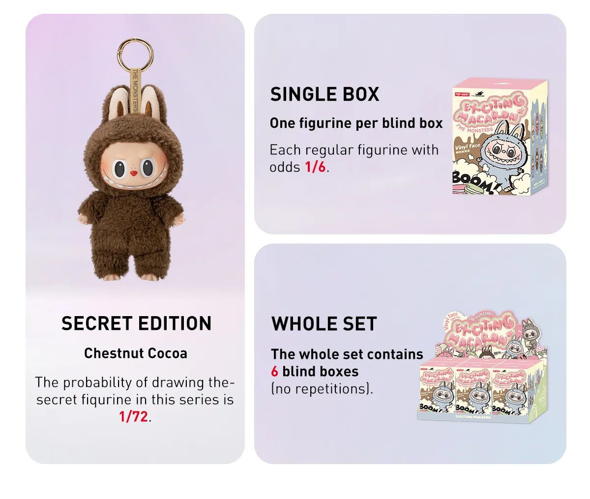 POP MART Labubu Exciting Macron Original Blind Box 1 Stück - Wiztex.de