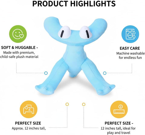 Regenbogenfreunde Cyan Plüschtier - Wiztex.de