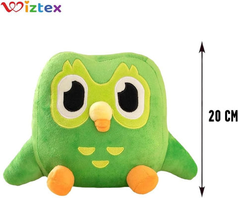 Duolingo Grüne Eule Plüschtier - Wiztex.de