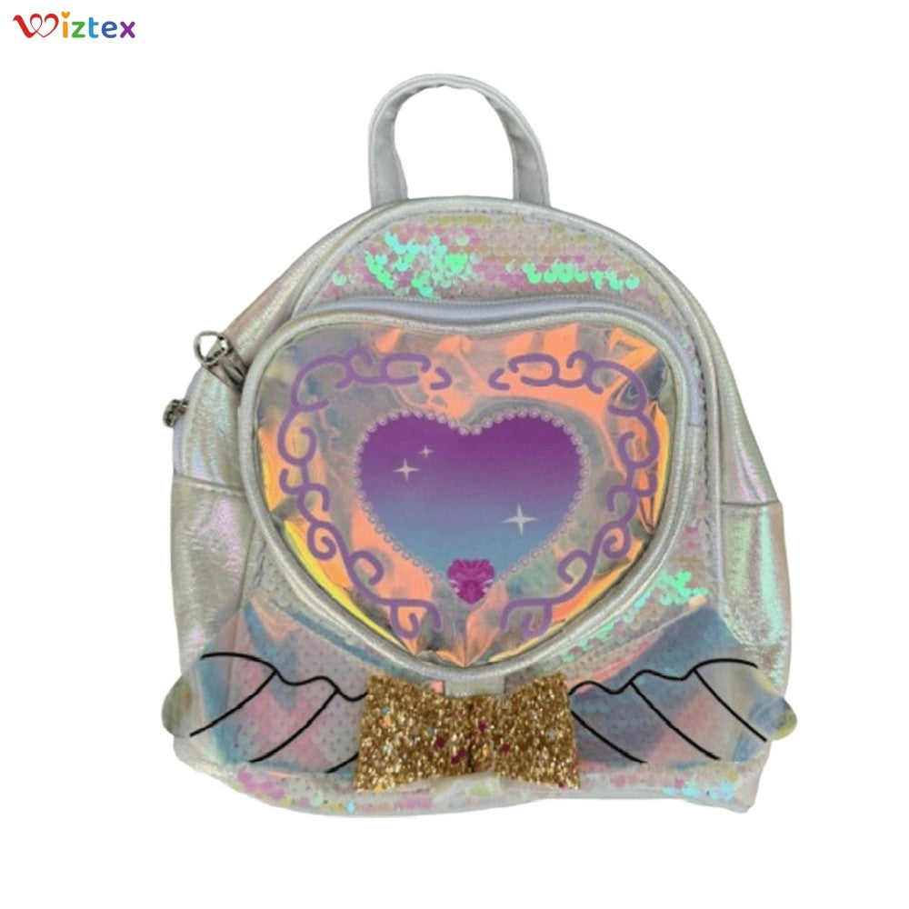 Glänzendes Herz Kindergarten Rucksack - Wiztex.de