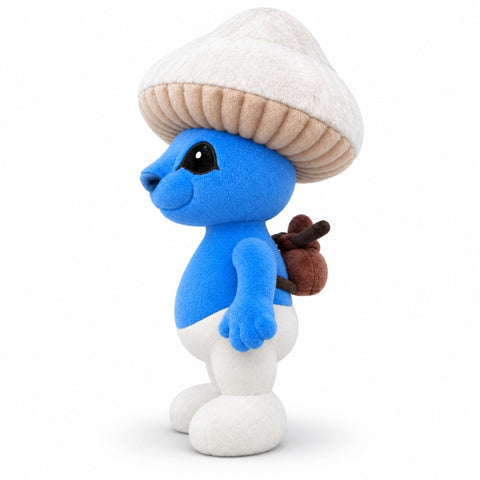 Pitufo de peluche azul