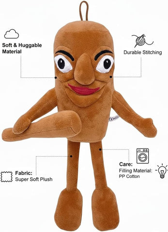 Tung Tung Sahur Tralalero Tralala Plüschtier (Brown)