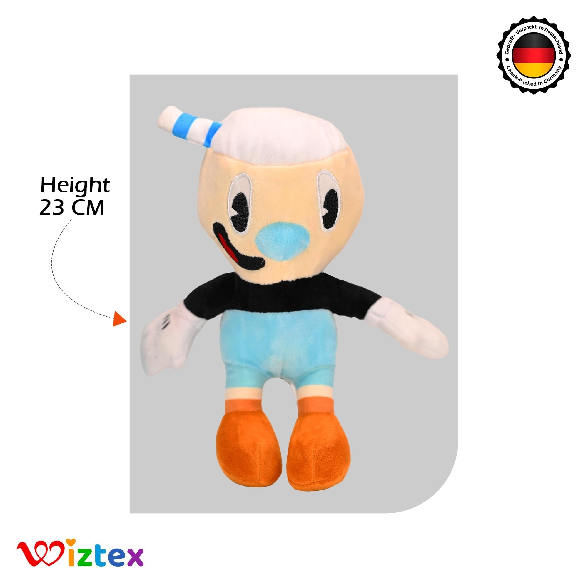 Cuphead Mugman Plüschtier - Wiztex.de