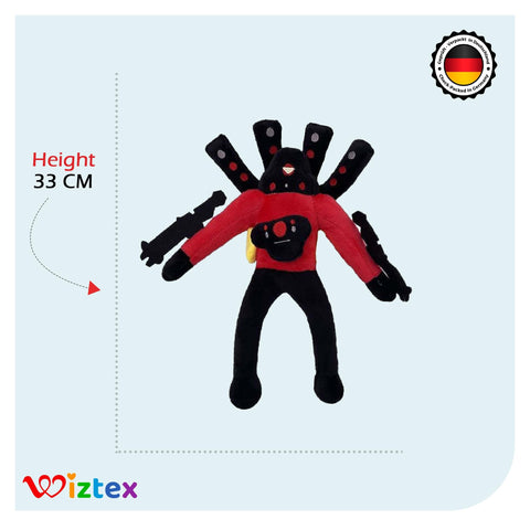 Titan Skibidi Toilet Plüschtiere Kollektion - Wiztex.de
