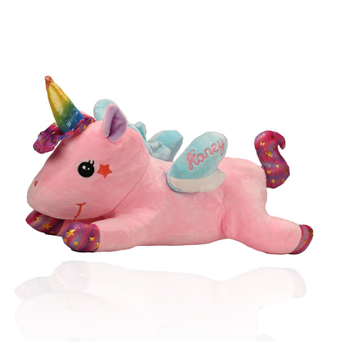 Einhorn Plüschtier 40 cm Geschenk für Kinder Rosa - Wiztex.de