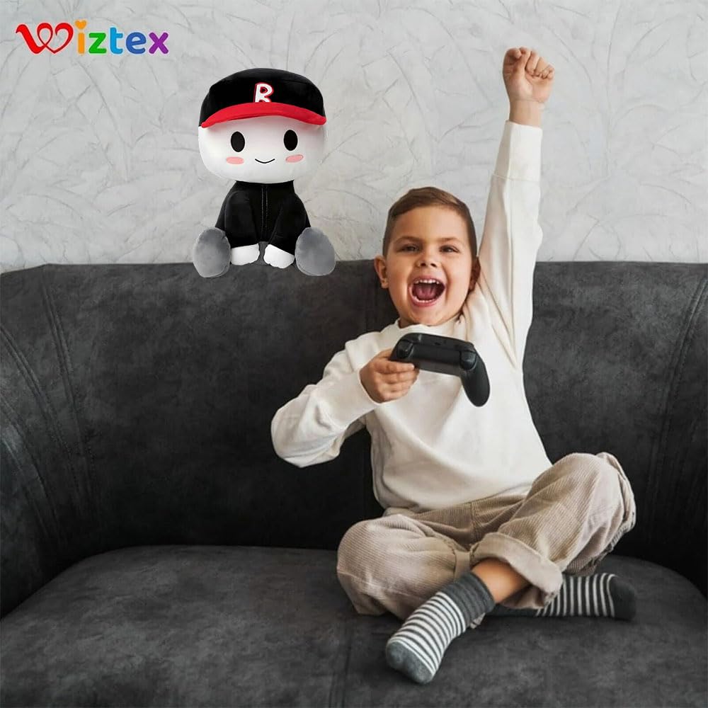 wiztex Becon Blox Buddy Plüschtier (Schwarz) - Wiztex.de