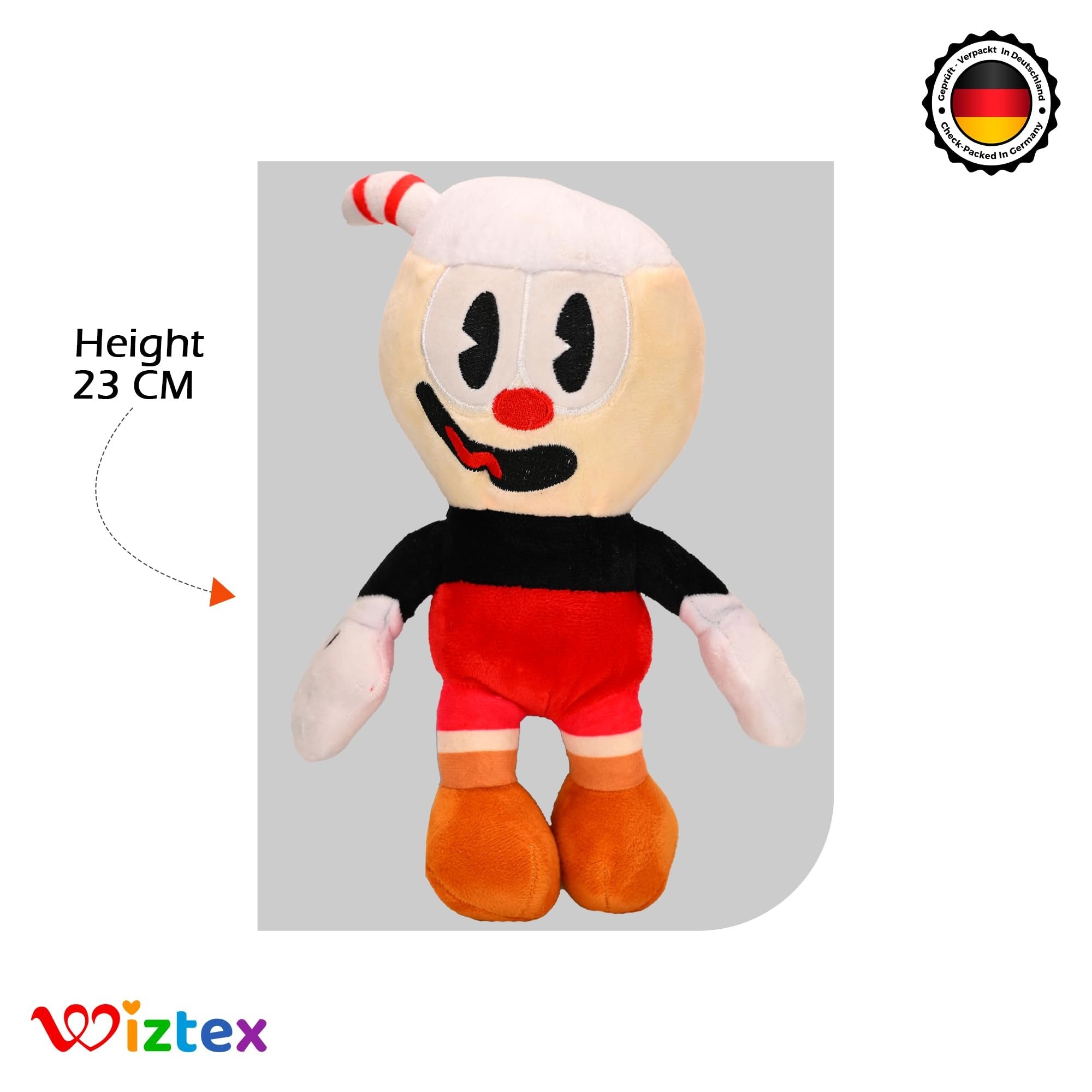 Cuphead Mugman Plüschtier - Wiztex.de