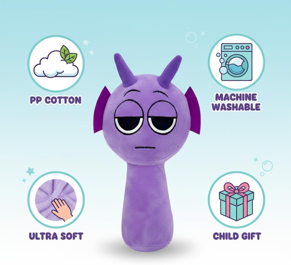 Sprunki Plüschtier (Lila) - Wiztex.de