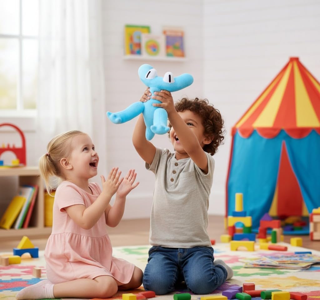 Regenbogenfreunde Cyan Plüschtier - Wiztex.de