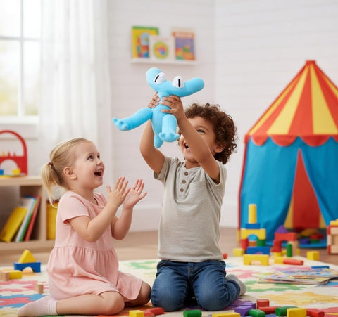 Regenbogenfreunde Cyan Plüschtier - Wiztex.de