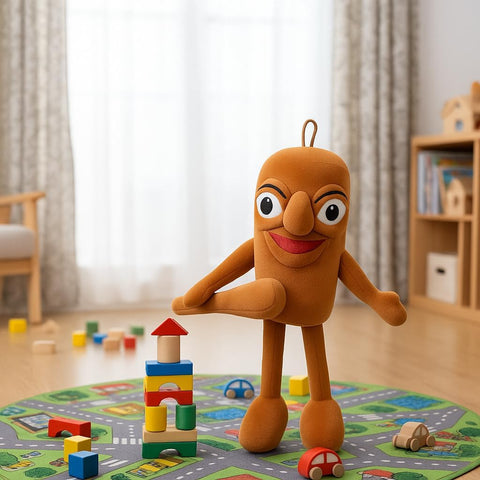 Tung Tung Sahur Tralalero Tralala Plüschtier (Brown)