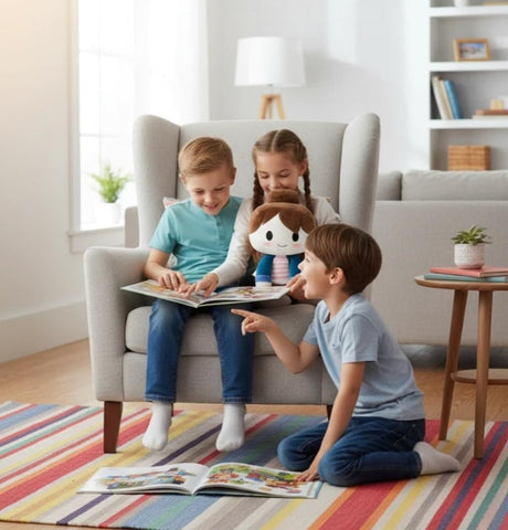 Becon Blox Buddy Plüschtier (Blau) - Wiztex.de