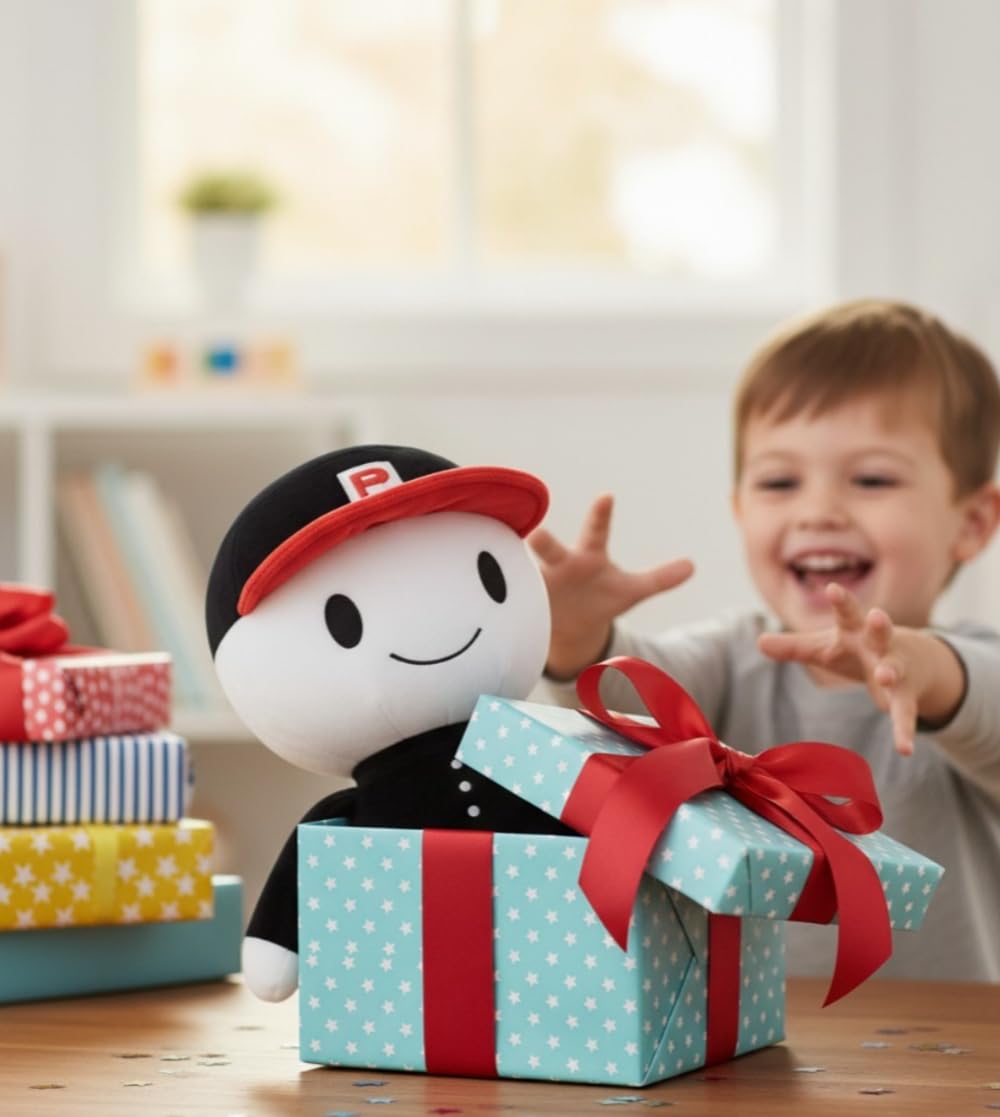 wiztex Becon Blox Buddy Plüschtier (Schwarz) - Wiztex.de