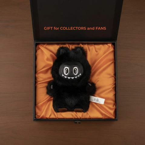 LAFUFU The Monsters Exciting Macron Series Schwarz Vinyl Face Sammlerfigur