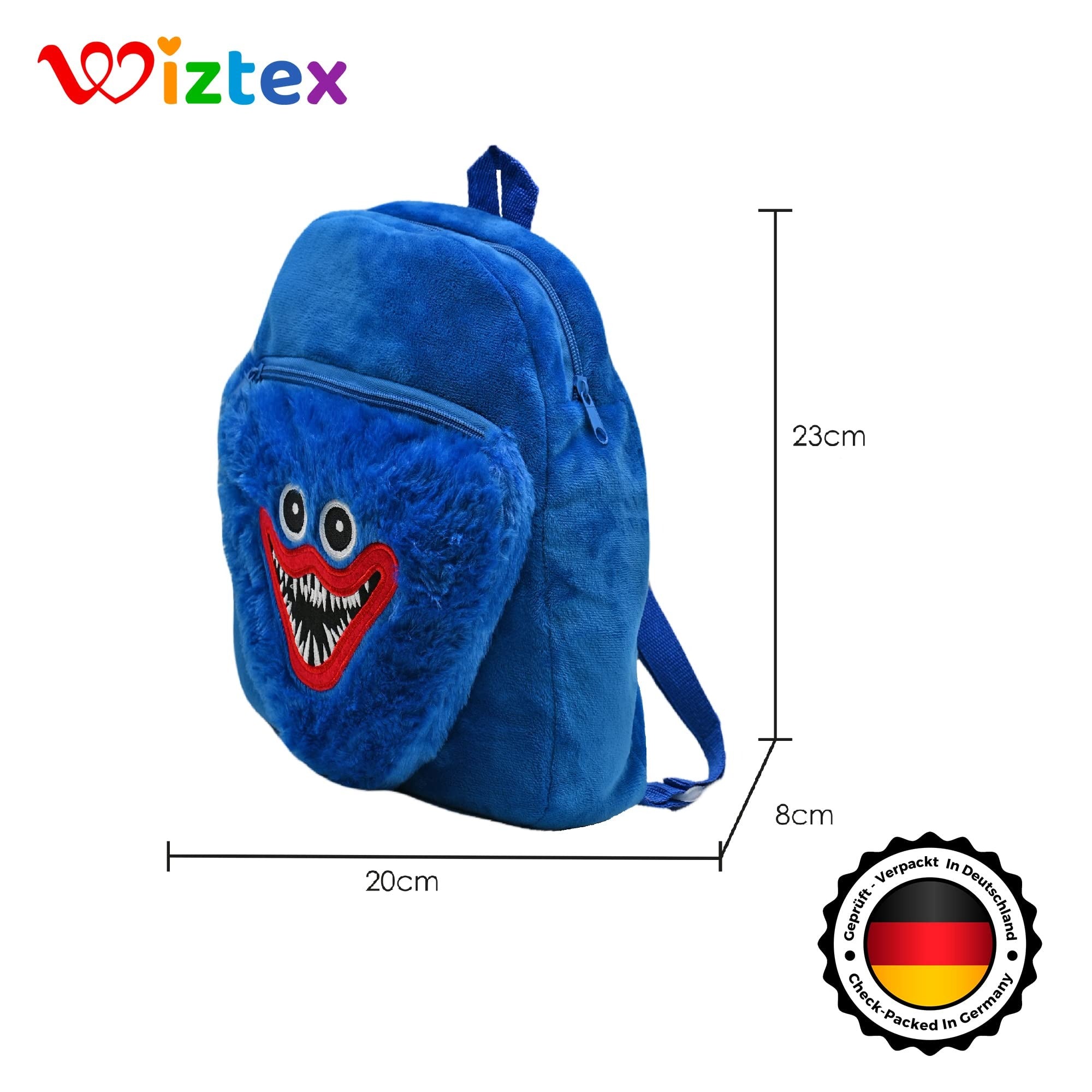 Huggy Wuggy Poppy Playtime Horror Plüschrucksack - Wiztex.de