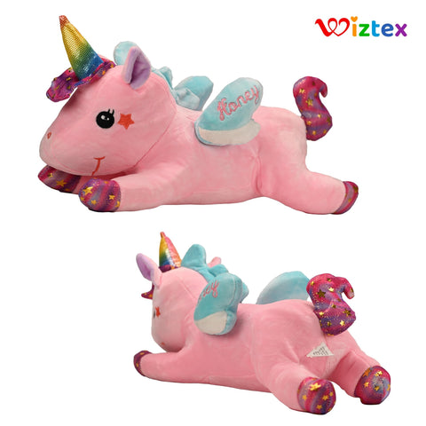 Einhorn Plüschtier 40 cm Geschenk für Kinder Rosa - Wiztex.de