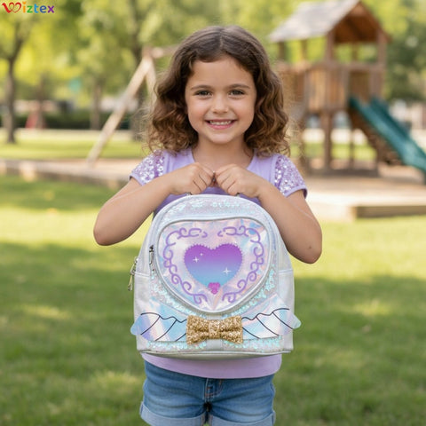 Glänzendes Herz Kindergarten Rucksack - Wiztex.de