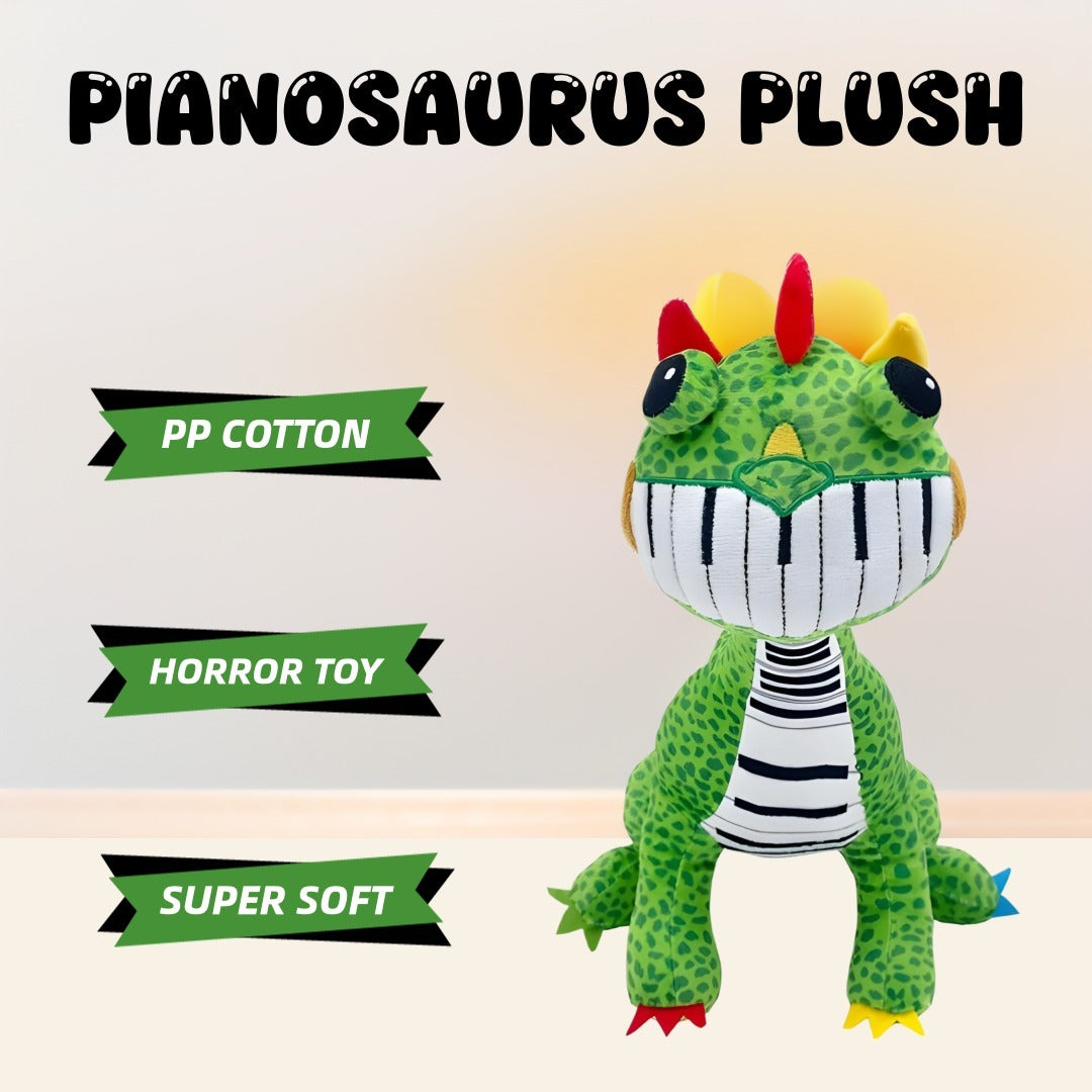 Pianosaurus Nightmare Monster Critters Playtime Plüschtier - Wiztex.de