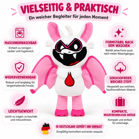 Peluche de Nightmare Monster Playtime Critters Rabie-Baby rosa