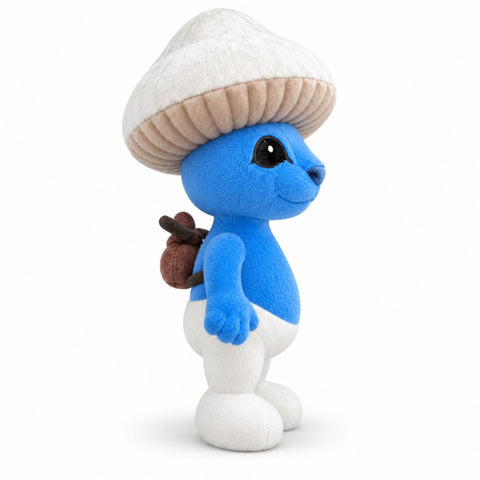 Pitufo de peluche azul