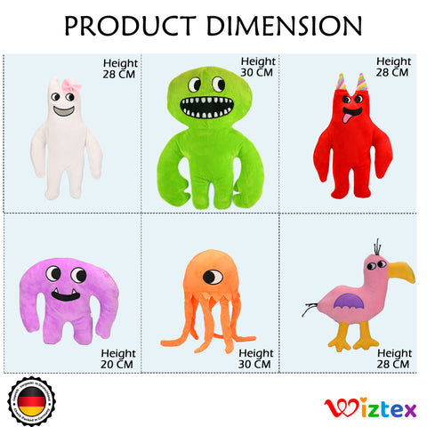 Garten of Banban 6 Pcs Plüschtiere Set - Wiztex.de
