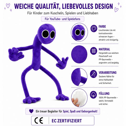 Regenbogenfreunde Lila RFs Plüschtier