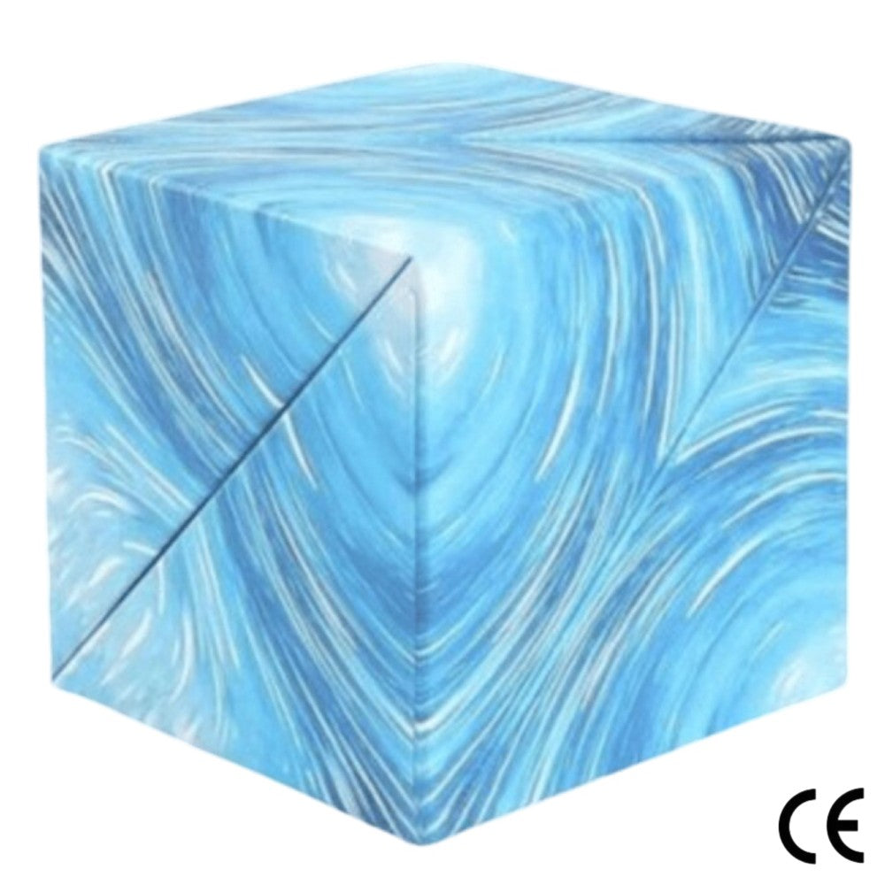 Magnetic 3D Magic Cube Puzzle Blue Waves