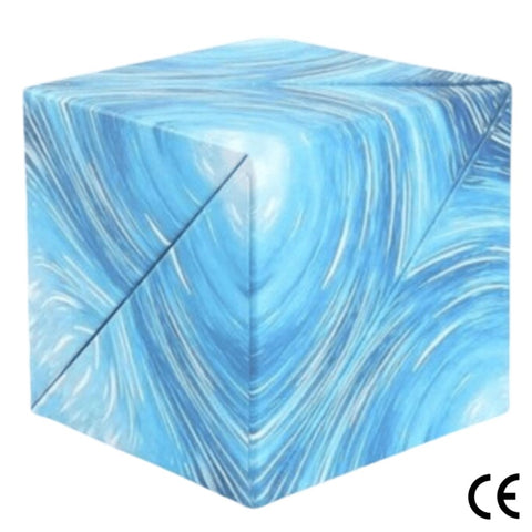 Magnetic 3D Magic Cube Puzzle Blue Waves