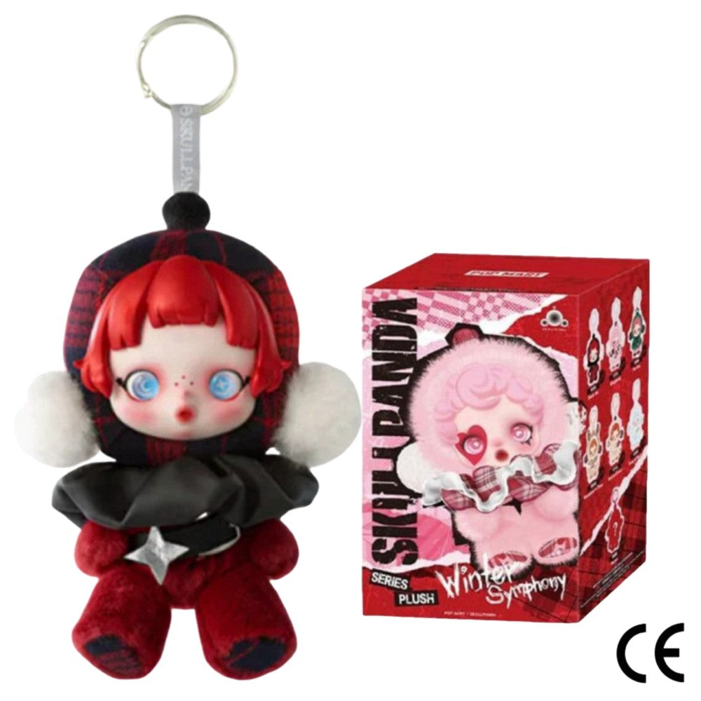 POP MART Labubu SKULLPANDA Winter Symphony "Rock On" (Schwarz)