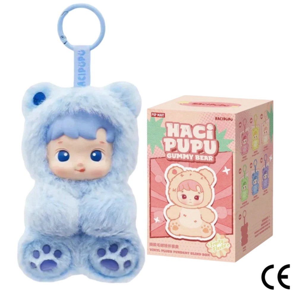 POP MART Labubu HACI PUPU Gummy Bear " Blueberry Flavor" (Blau)
