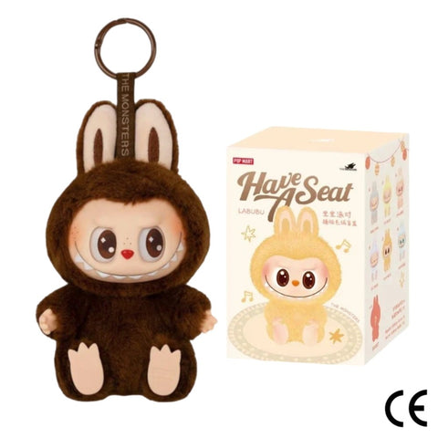 POP MART Labubu Have a Seat "DUODUO" (Braun)