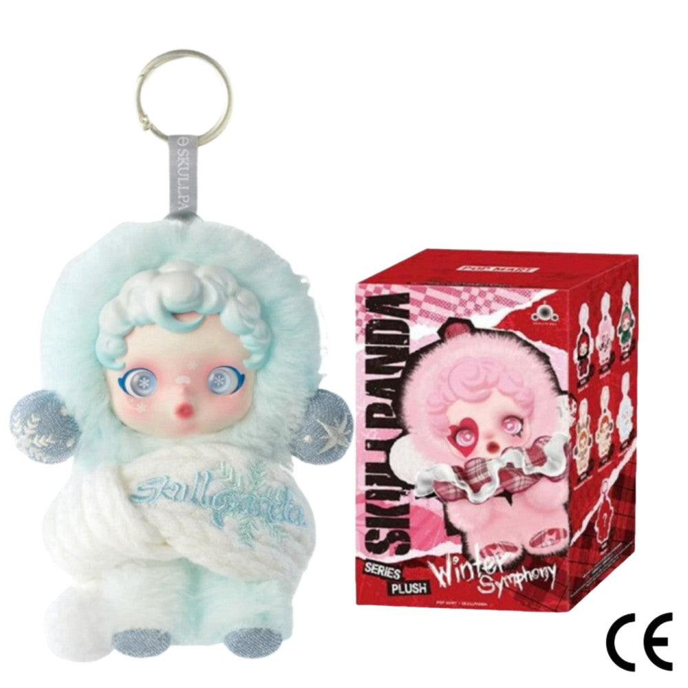 POP MART Labubu SKULLPANDA Winter Symphony "Song of Snow" (Hellblau)