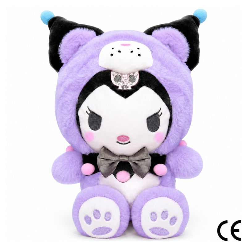 Peluche de Sanrio Kuromi de 23 cm, color lila
